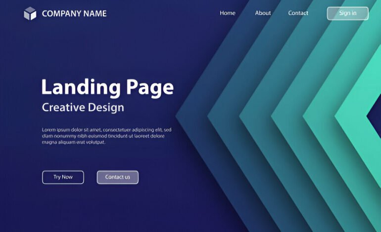 Landing pages