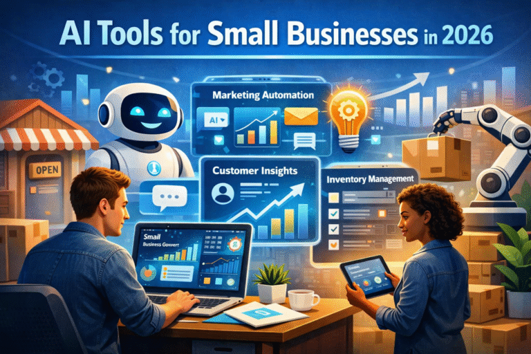 AI tools for small businesses improving productivity and growth in 2026
